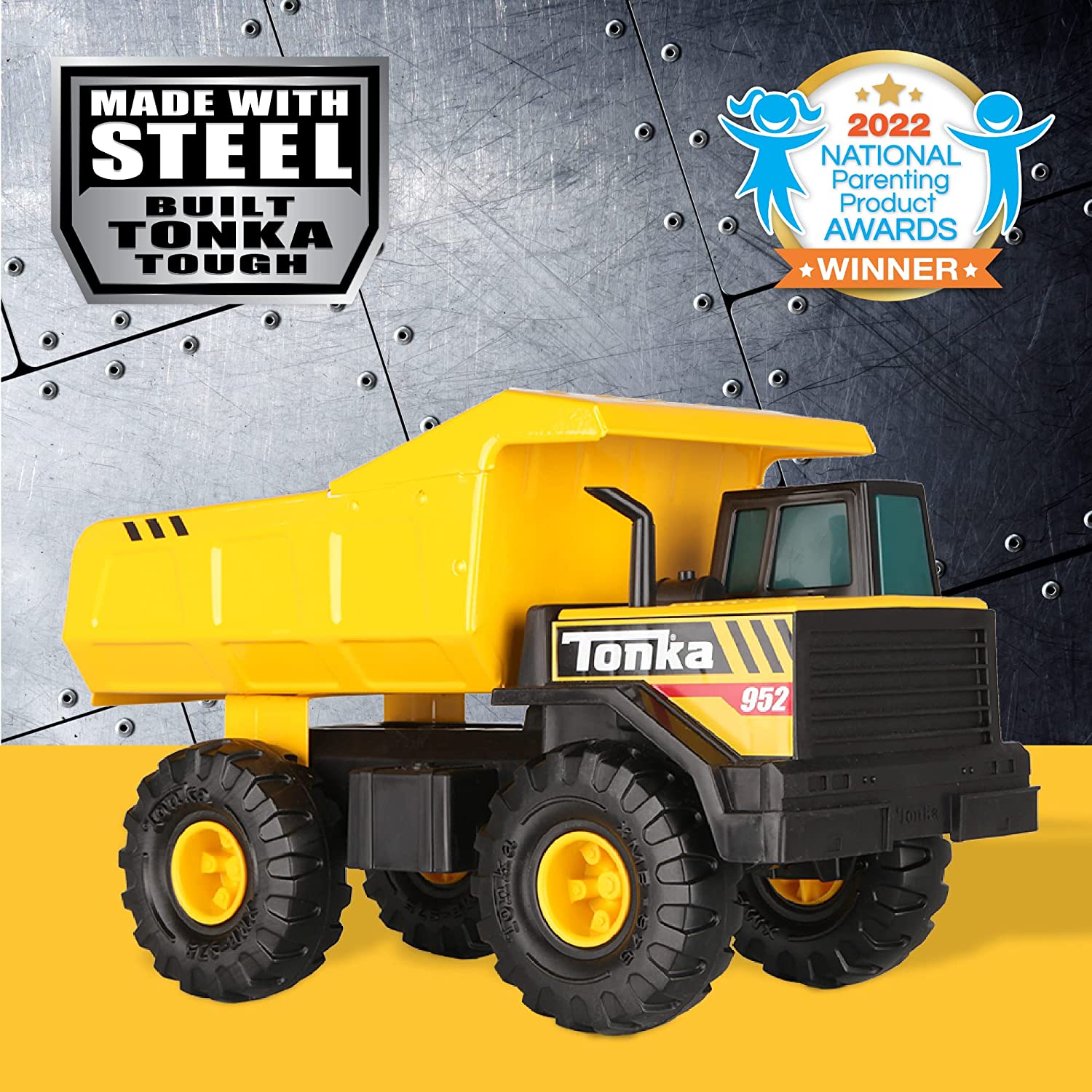 【得獎玩具】美國Tonka經典傾卸大卡車，史低價$14.99(50%OFF) - 美國育兒好物優惠報